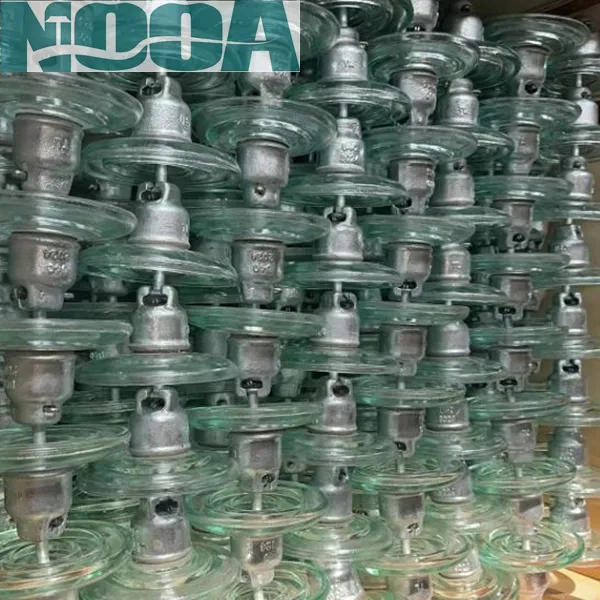 33kV High Voltage Electrical Toughened Glass Insulators