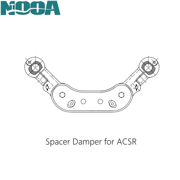 Spacer Damper for ACSR 490/65 - 30.6mm Conductor
