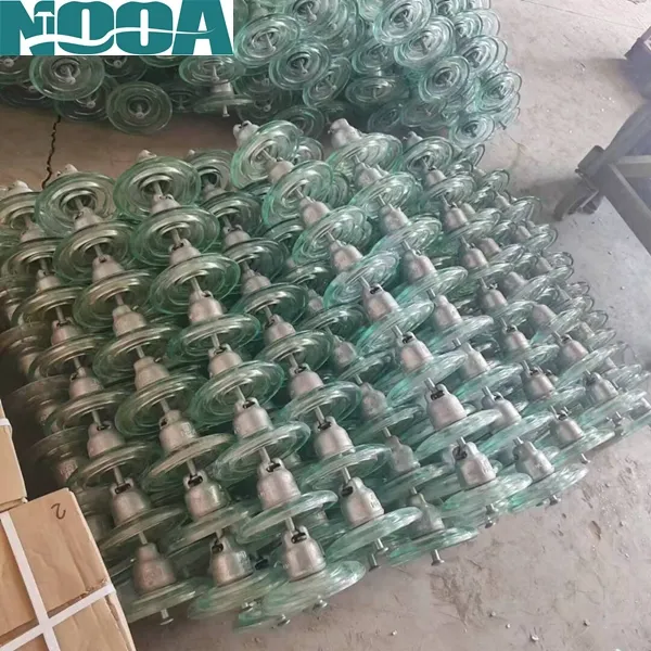 U70BLP power grids toughened glass insulators 146/280/450 70KN 16MM