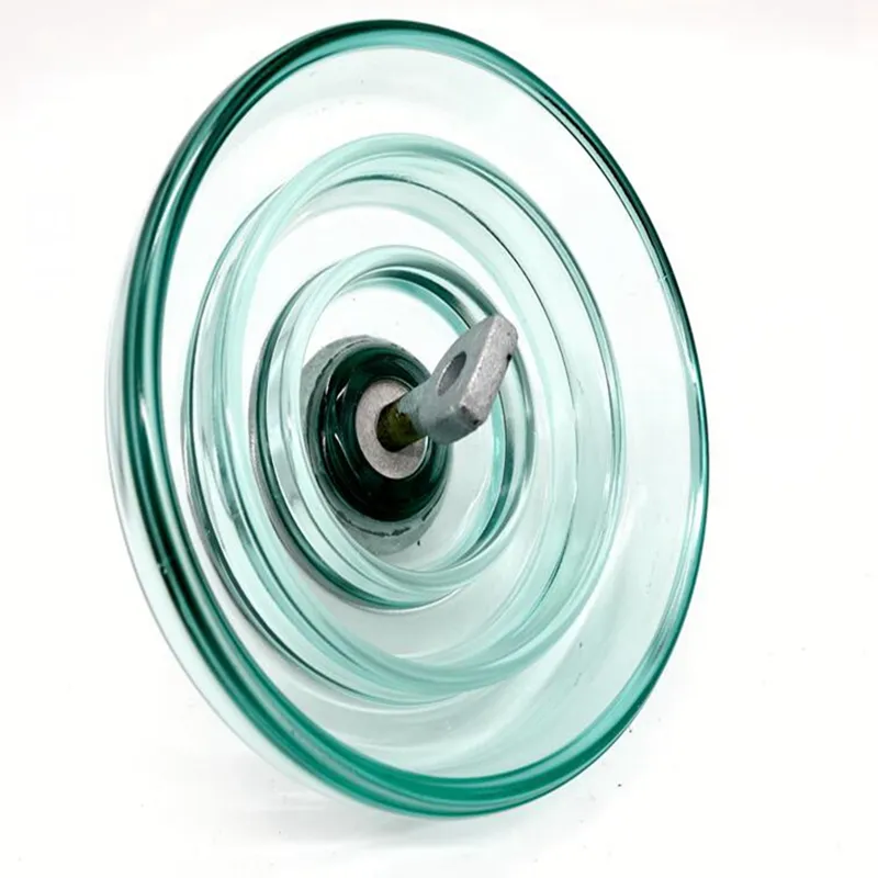 China U40B Toughened Glass Electric Insulator with Metal Cap