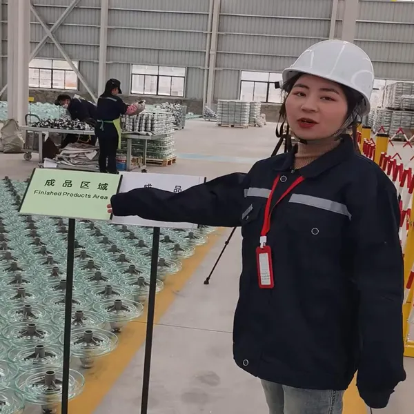 Isolateurs de disque de verre trempé