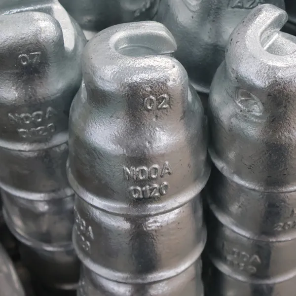 Isolateurs de disque de verre trempé