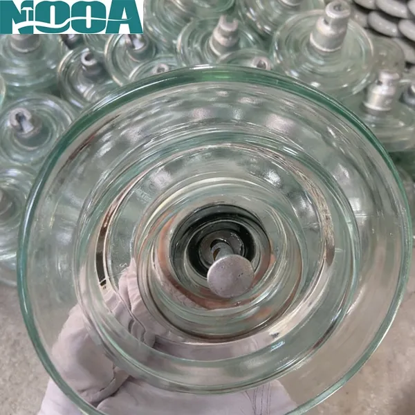 Ukraine U120B Toughened Glass Disc Insulator for High Voltage Overhead Lines
