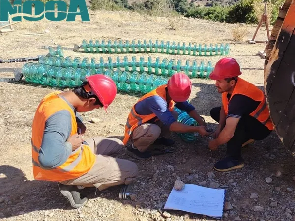 Nooa Electric U160BSP Glass Insulators Now Being Installed in Uzbekistan