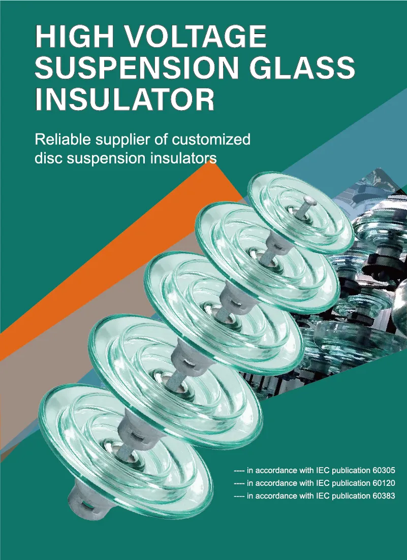 70kn U70b PS-70E Disc Suspension Glass Insulators