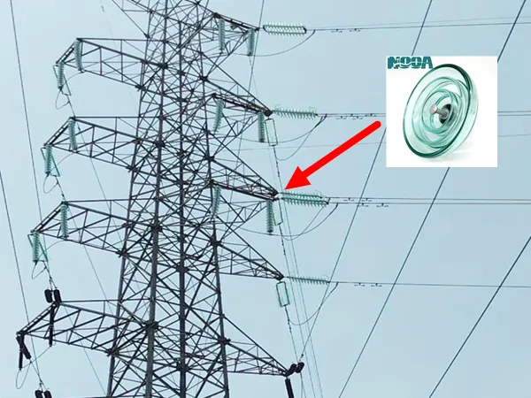 high voltage glass insulator