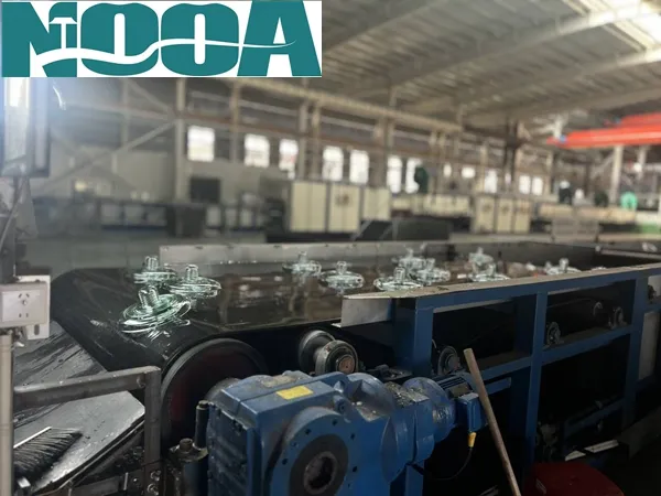 manufacture of high voltage glass insulators