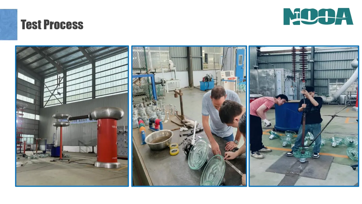 Nooa glass insulator test