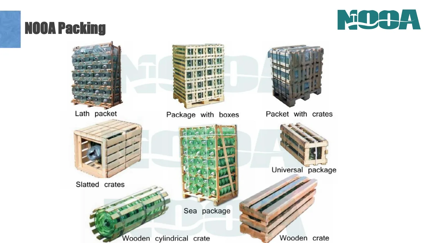 Nooa glass insulator packing