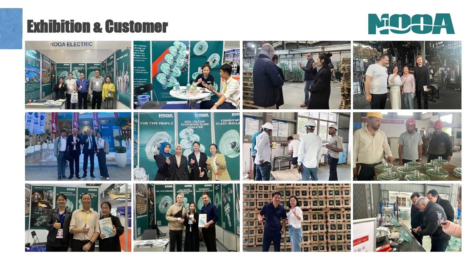 Nooa glass insulator exhibition