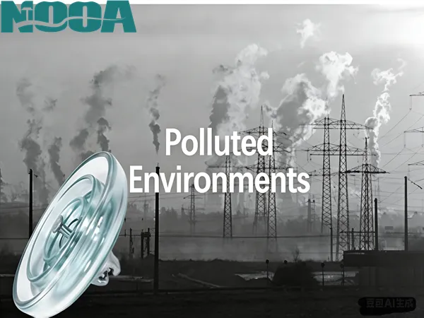Powerline Insulator for Severely Polluted Areas