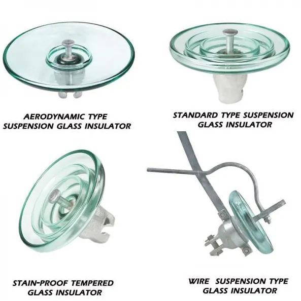 4 types glass insulators