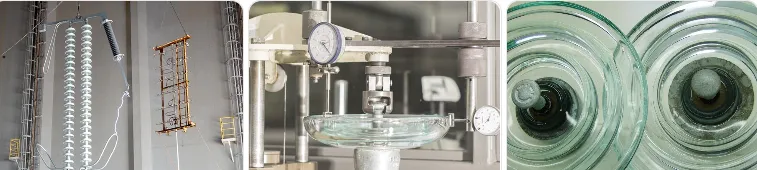 Factory Testing of Suspension Glass Insulators