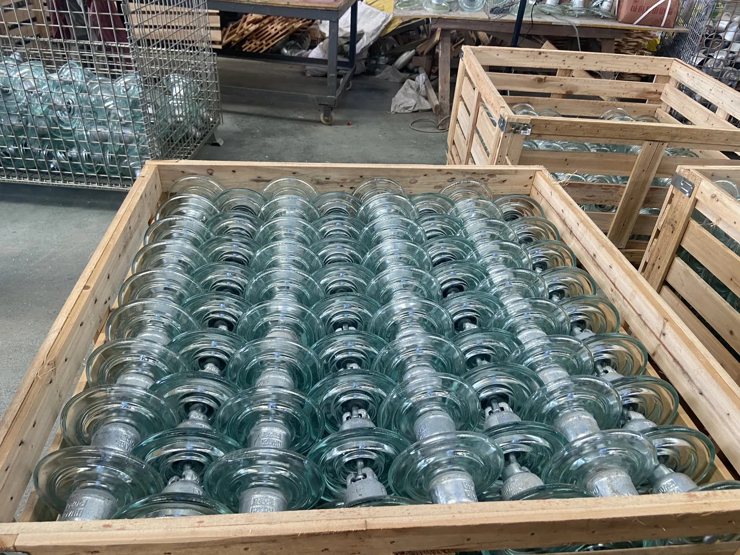 glass disc insulators