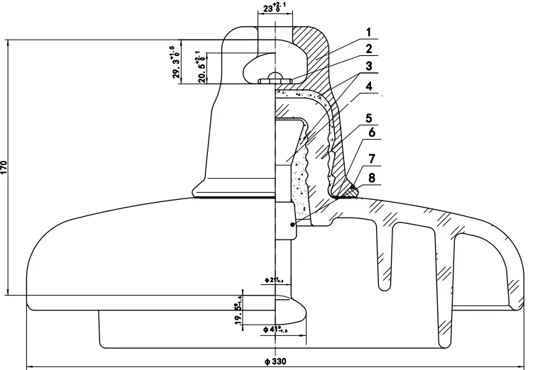 HVDC GLASS INSULATOR