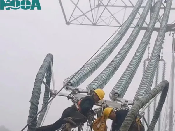 Tension glass insulators Tension glass insulators