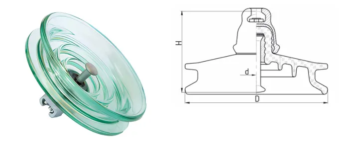 PSD-70E Glass Suspension Insulator